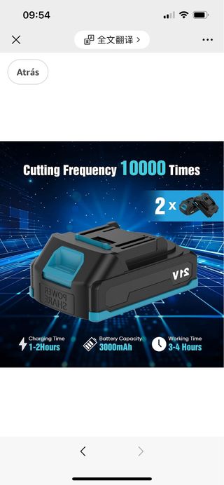 Tijeras Podar Eléctricas 40mm