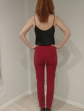 Pantalón micropana elástico Talla M