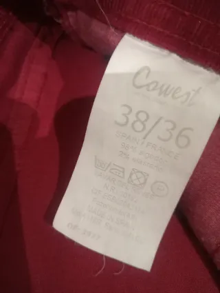 Pantalón micropana elástico Talla M