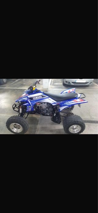 Quad Yamaha YFZ 450 Azul/Rojo