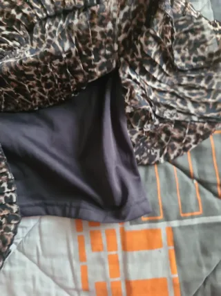 Falda Larga Estampado Animal Print Talla L