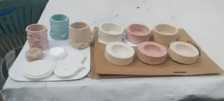 Quemador de incienso piedra terracota