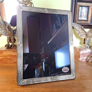 Cornice Argento 925 Foto 18x24 Anni '90