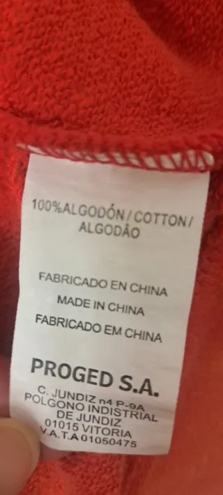 Sudadera Converse Vintage Naranja Talla L