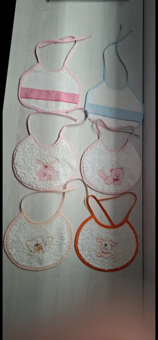 Lote 6 Baberos Bebé