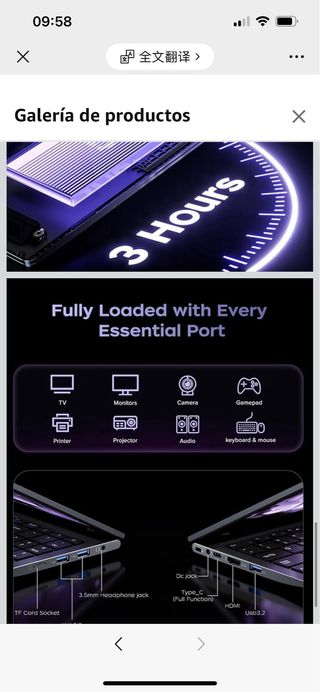 ACEMAGIC Portátil 15,6 Ryzen 7 5700U