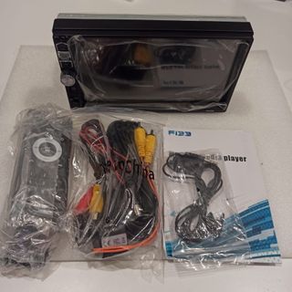 Radio 1DIN 7 CarPlay Android Auto Cámara