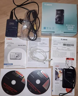 Canon IXUS 100 IS Digital Negra