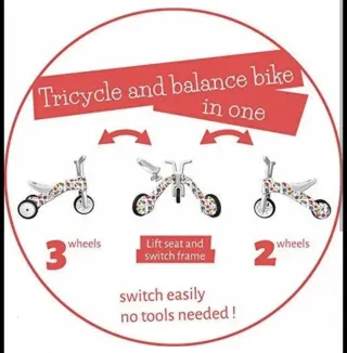 Triciclo para bebés (1-3 años)