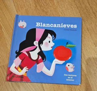Libro infantil con texturas Blancanieves