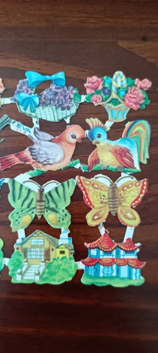 Láminas Cromos Troquelados Eva