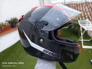 Casco Shark Speed-R Carbon Skin Rojo