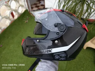 Casco Shark Speed-R Carbon Skin Rojo