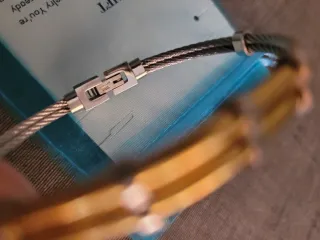 Pulsera Acero Inoxidable Oro y Plata