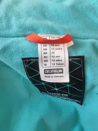 Abrigo esquí niña Quechua Talla 12 años