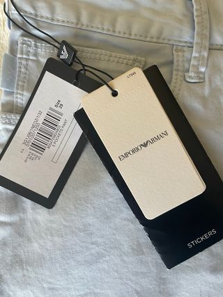 Pantalón slim fit 29x32 L. Emporio Armani azul
