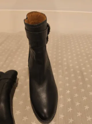 Botines Pikolinos Negros Tacon Hebillas