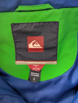 Abrigo Quiksilver Nieve Talla S Verde