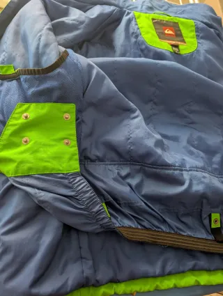 Abrigo Quiksilver Nieve Talla S Verde