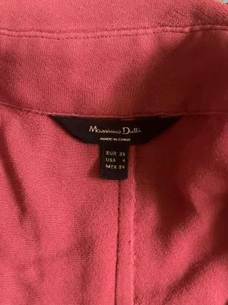 Vestido camisero Massimo Dutti teja T.36