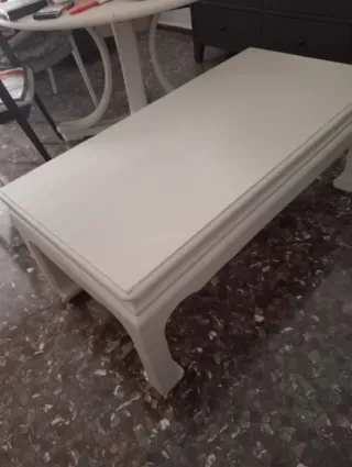 Mesa de centro de madera maciza