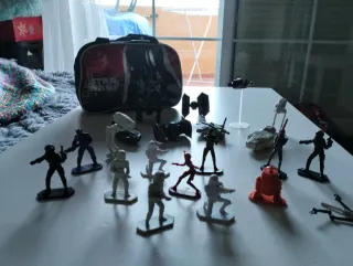 Figuras Star Wars + bolsa regalo