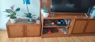 Mueble de salón madera cerezo