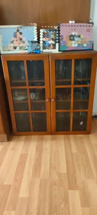 Mueble de salón madera cerezo