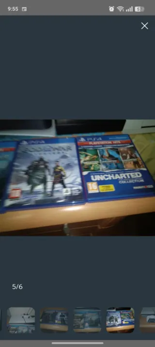 Consola PS5 Blanca + 4 Juegos