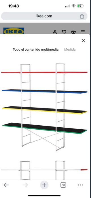 Estantería Ikea BYAKORREA nueva