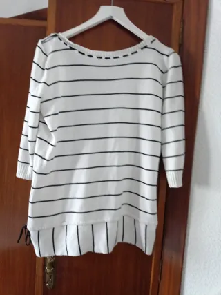 Jersey rayas blanco y negro