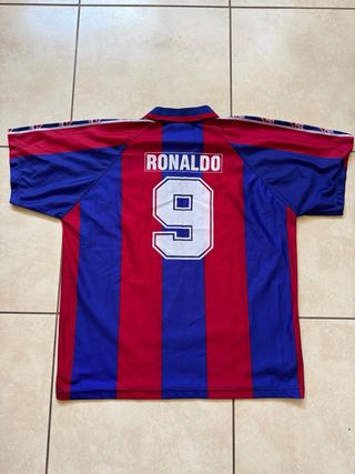 FC Barcelona 96-97 Ronaldo 9 Vintage Shirt Kappa