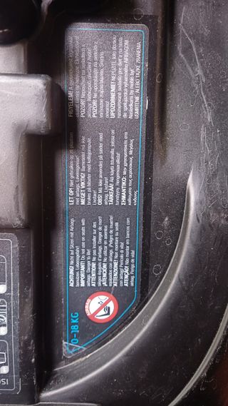 Silla de coche Be Cool roja