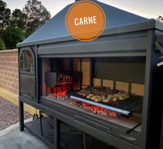 Parrilla Barbacoa Metal Negra HH-55