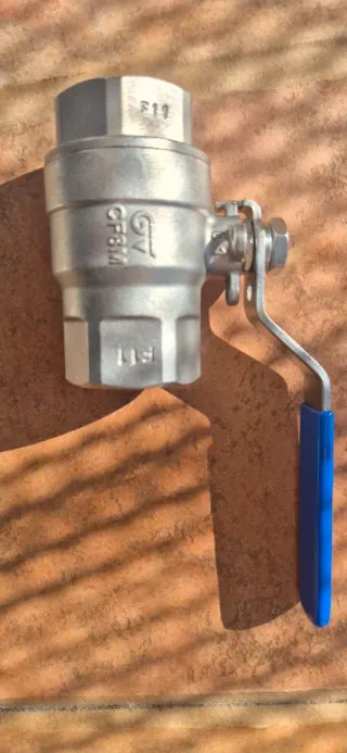 Válvula de bola 1" Inox DN25 PN63 1000 WOG