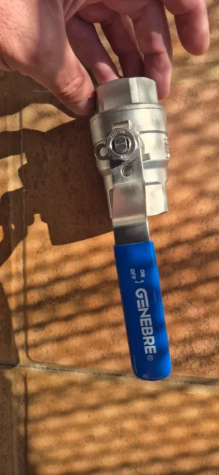 Válvula de bola 1" Inox DN25 PN63 1000 WOG