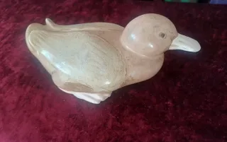 Figuras de patos esmaltados