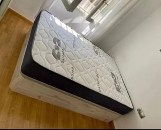 Canapé abatible con colchónes Viscoelastica