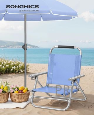 Silla de playa plegable portátil - Songmics