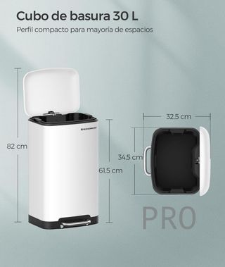 Cubo de Basura para cocina 30L