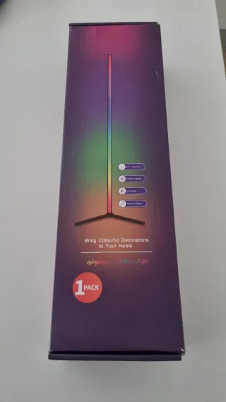 Lámpara de salón minimalista negra