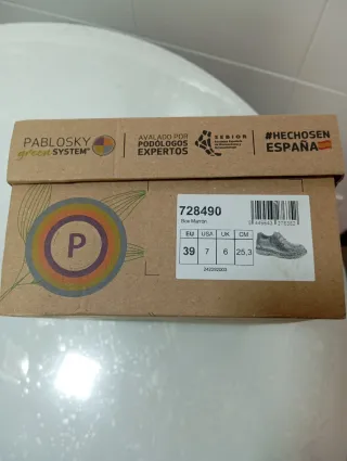 Zapatos colegiales Pablosky marrones talla 39