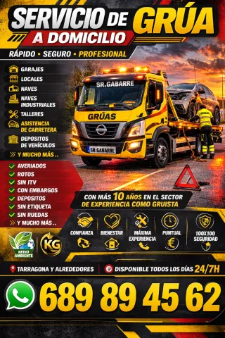 Servicio de grúa a domicilio