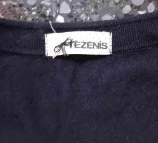 Vestito Tezenis nero manica corta