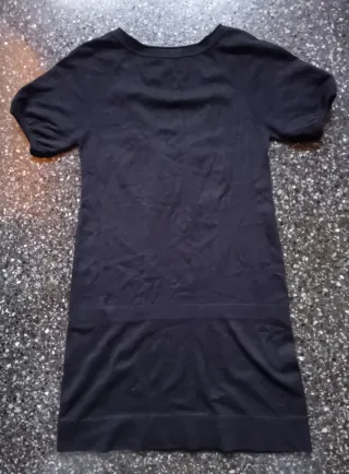 Vestito Tezenis nero manica corta