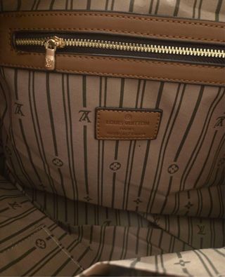 Borsa Louis Vuitton Monogram Beige/Marrone