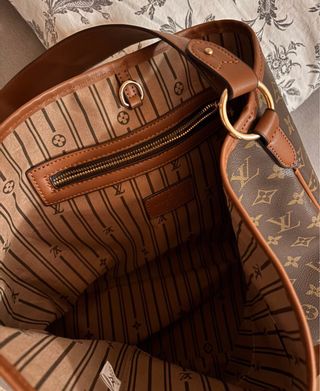 Borsa Louis Vuitton Monogram Beige/Marrone