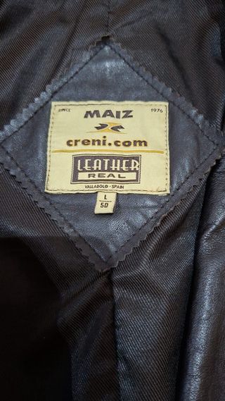 Chaqueta de piel para hombre