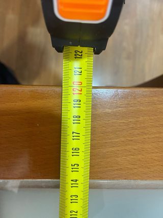 Mesa de comedor madera y cristal