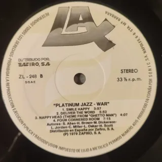 Vinilo War - Platinum Jazz (2 Discos)